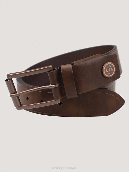 Wrangler Accessories Matte Copper (112322608) Men ATG Leather Stretch Belt 8V2H715