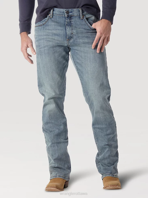Wrangler Clothing BR Wash (77MWZBR) Men Retro Slim Fit Bootcut Jean 8V2H8