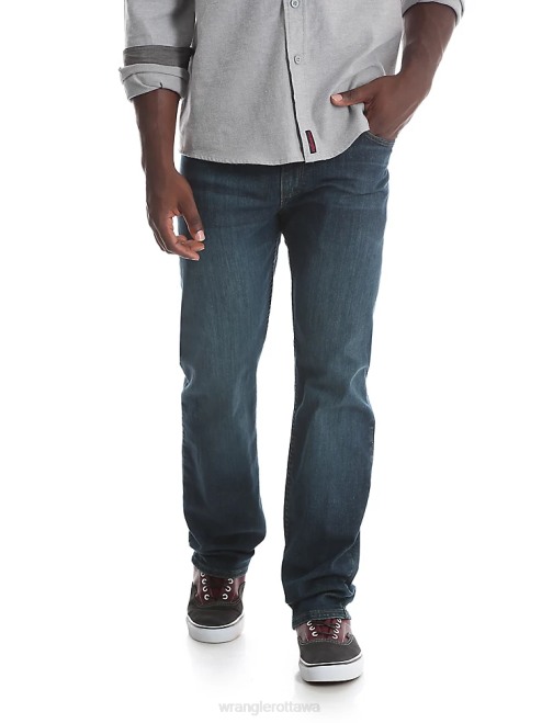 Wrangler Clothing Carbon (96FXVCN) Men Five Star Premium Denim Flex For Comfort Regular Fit Jean 8V2H141
