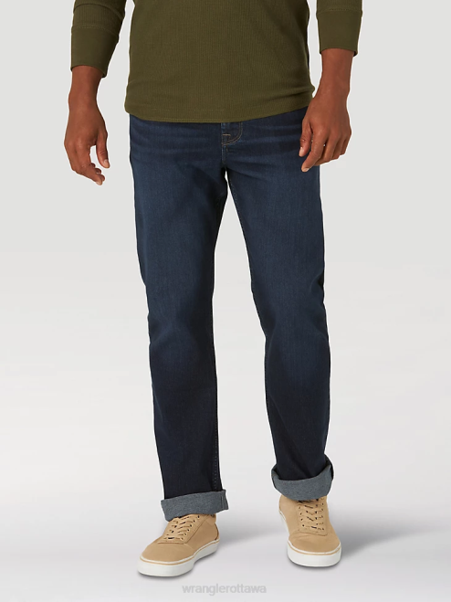Wrangler Clothing Dark Colbalt (92SSWDB) Men Five Star Premium Slim Straight Jean 8V2H160