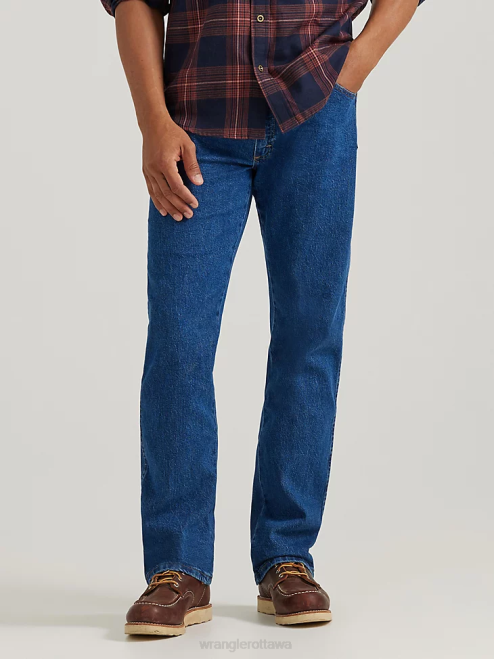 Wrangler Clothing Dark Flex (855WAQD) Men Comfort Solutions Series Comfort Fit Jean 8V2H109