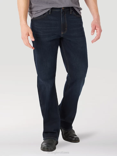 Wrangler Clothing Dark Harbour (10ZM4RBDH) Men Authentics Relaxed Fit Bootcut Jean 8V2H124