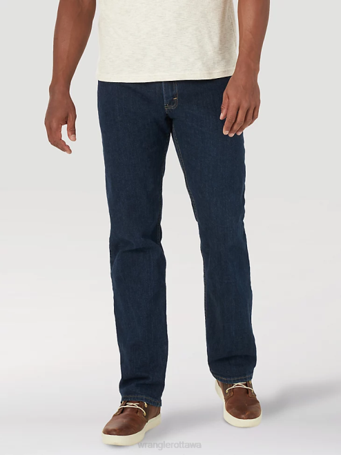 Wrangler Clothing Dark Indigo (10ZM1CSDI) Men Authentics Regular Fit Comfort Waist Jean 8V2H205