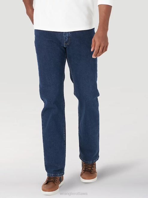 Wrangler Clothing Dark Stonewash (10ZM1CSDS) Men Authentics Regular Fit Comfort Waist Jean 8V2H208