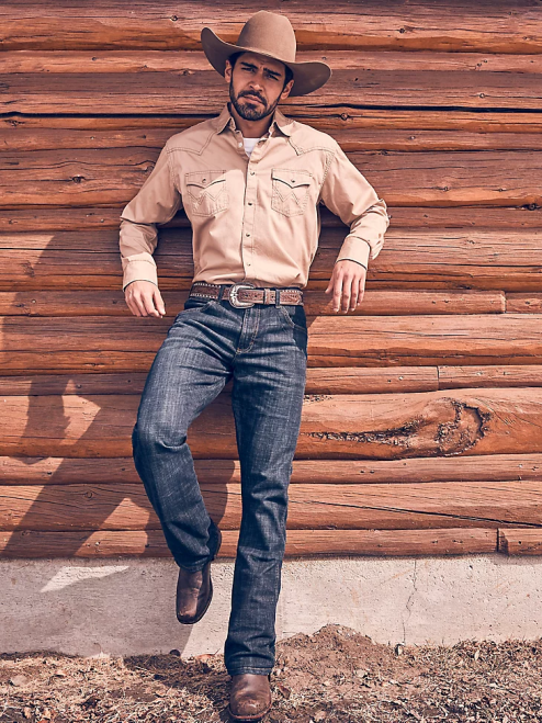 Wrangler Clothing Dax (77MWZDX) Men Retro Slim Fit Bootcut Jean 8V2H4