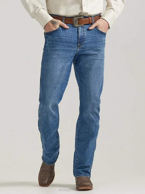 Wrangler Clothing Deerstalker (112330345) Men Retro Relaxed Fit Bootcut Jean 8V2H45