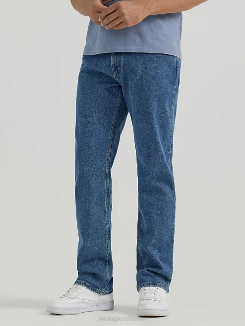 Wrangler Clothing Dusk Blue (96FXVDB) Men Five Star Premium Denim Flex For Comfort Regular Fit Jean 8V2H138