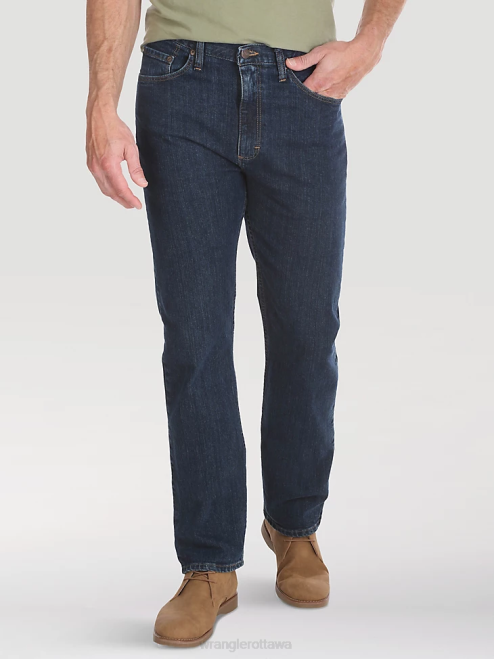Wrangler Clothing Indigo Dark (10ZM100ID) Men Authentics Regular Fit Flex Jean 8V2H126