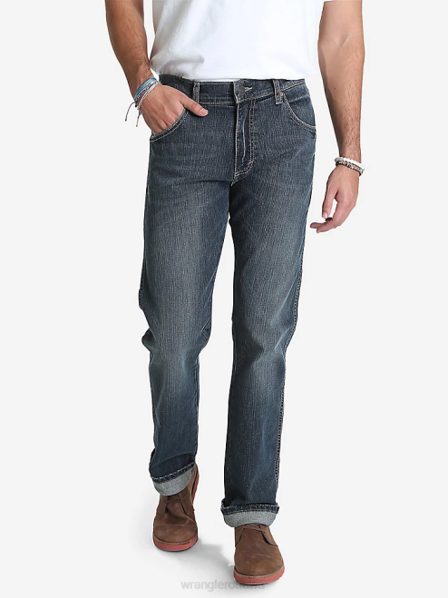 Wrangler Clothing Jerome (88MWZJM) Men Retro Slim Fit Straight Leg Jean 8V2H32