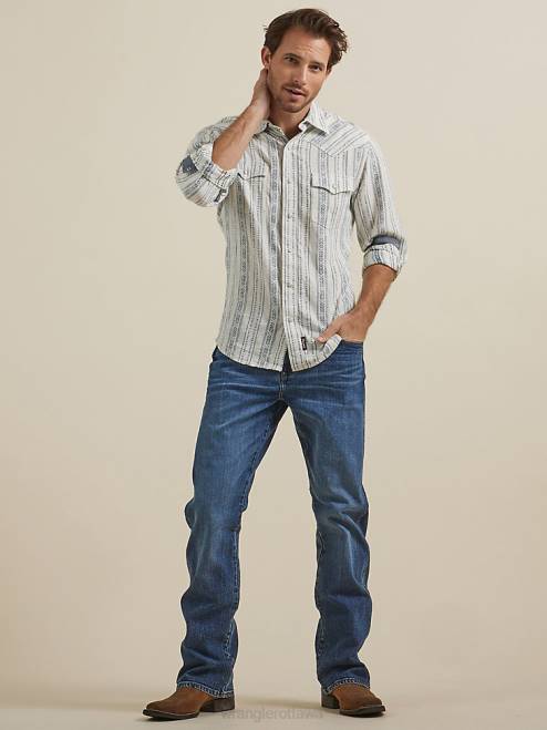 Wrangler Clothing Jersey (WRT20JE) Men Retro Relaxed Fit Bootcut Jean 8V2H43