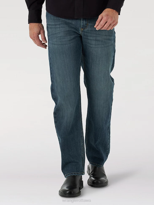 Wrangler Clothing Marine (MGW15MA) Men Relaxed Fit Flex Jean 8V2H172