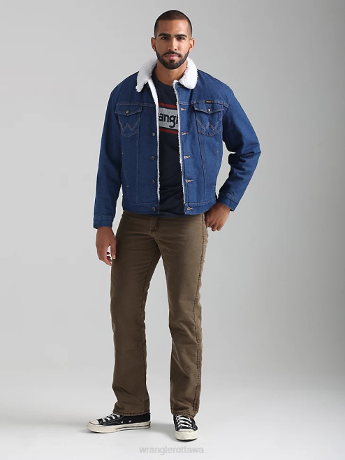 Wrangler Clothing Night Brown (33213NB) Men Rugged Wear Thermal Jean 8V2H195