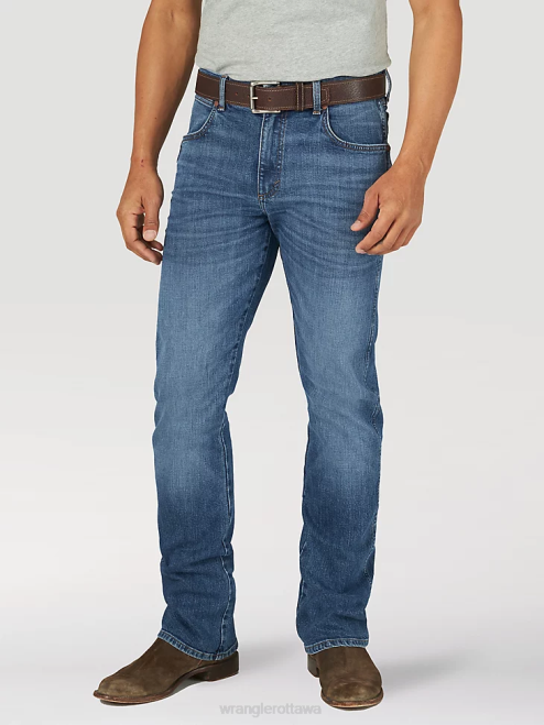 Wrangler Clothing Nightsky (1077MWZNS) Men Retro Slim Fit Bootcut Jean 8V2H6