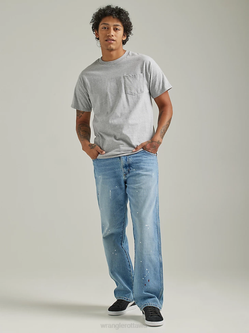 Wrangler Clothing Plains (112332241) Men Destructed Loose Fit Jean 8V2H144