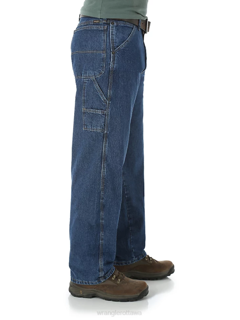Wrangler Clothing Stone Wash (MGW40SW) Men Carpenter Jean 8V2H94