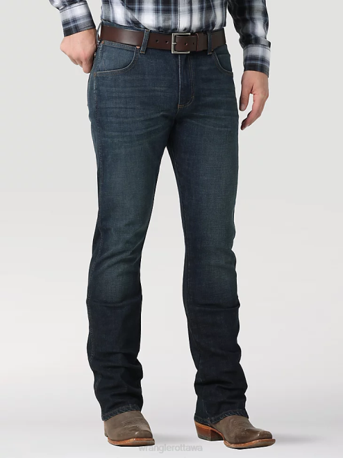 Wrangler Clothing Timber (112323402) Men Retro Slim Fit Bootcut Jean 8V2H10