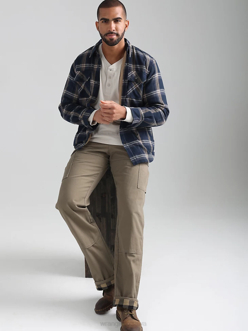 Wrangler Clothing Bark (3W065BR) Men RIGGS WORKWEAR Lined Ripstop Ranger Pant 8V2H678