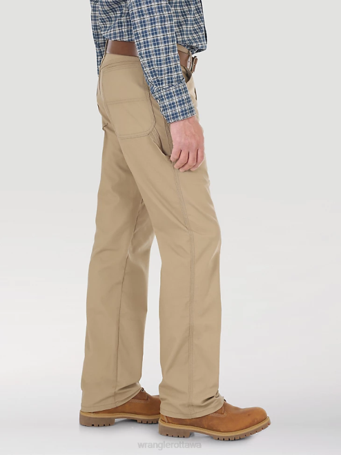 Wrangler Clothing Khaki (10FR3W02K) Men RIGGS Workwear FR Flame Resistant Carpenter Pant 8V2H265