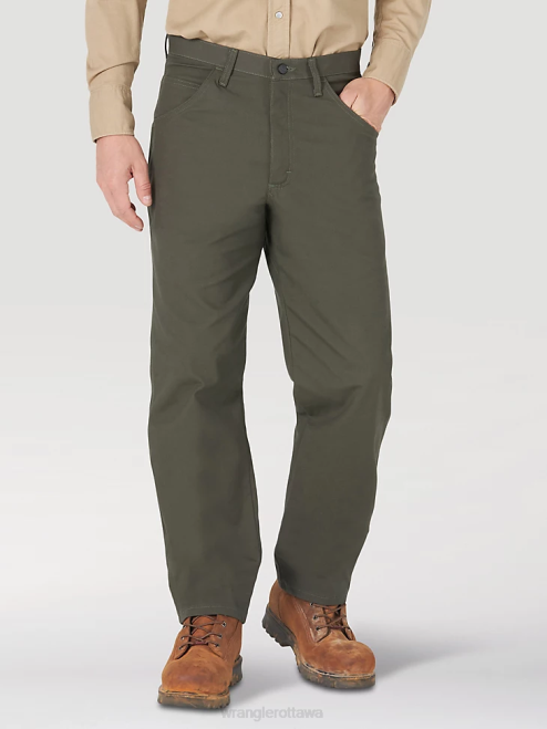 Wrangler Clothing Loden (FR3WACG) Men RIGGS Workwear FR Flame Resistant Carpenter Pant 8V2H263