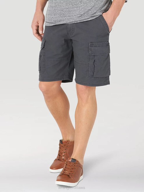 Wrangler Clothing Anthracite (10ZM6ACAH) Men Authentics Stretch Cargo Short 8V2H559