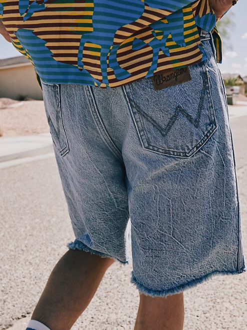 Wrangler Clothing Bodark (112332619) Men Loose Fit Denim Short 8V2H581