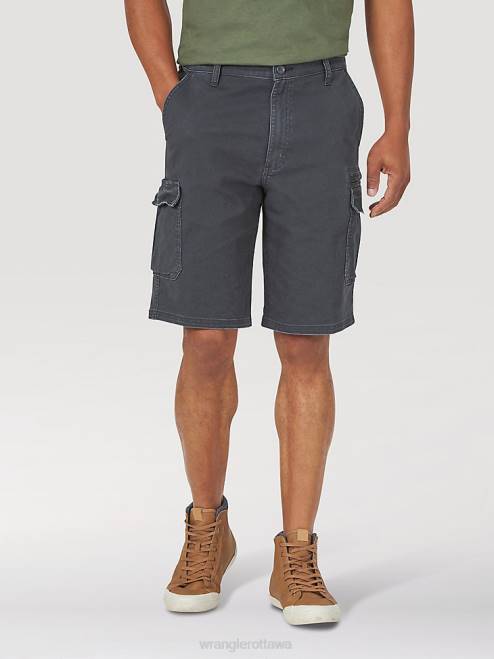 Wrangler Clothing Caviar (GWSNSCA) Men Flex Twill Cargo Short 8V2H546