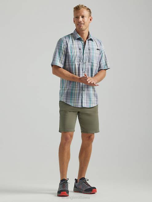 Wrangler Clothing Dusty Olive (112333301) Men ATG Side Pocket Utility Short 8V2H610