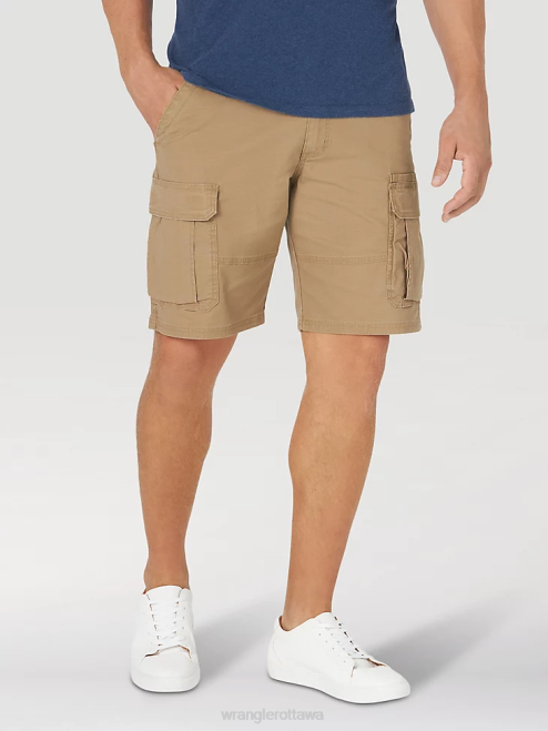 Wrangler Clothing Petrified Oak (10ZM6ACPO) Men Authentics Stretch Cargo Short 8V2H563