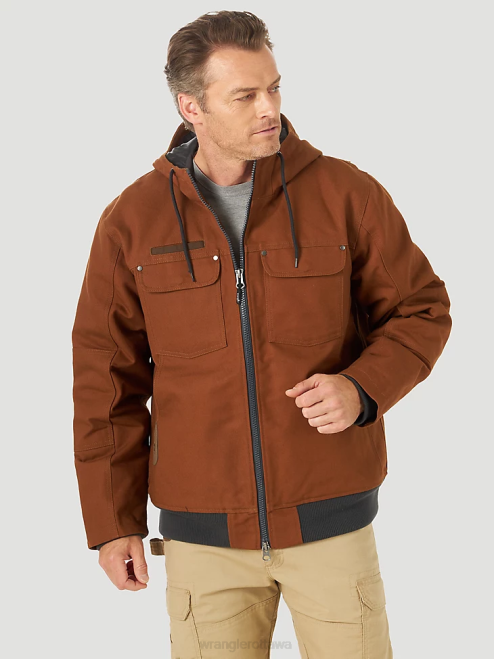 Wrangler Clothing Toffee (3W193BN) Men RIGGS Workwear Tough Layers Insulated Canvas Work Jacket 8V2H659