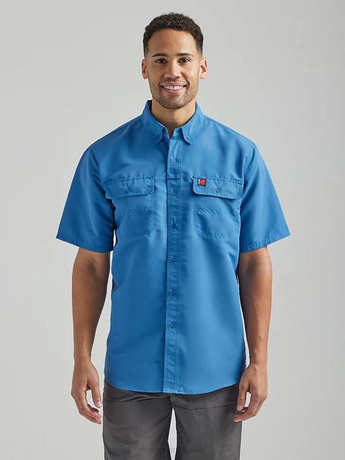 Clothing Dark Blue (112325419) Men Wrangler RIGGS Workwear Lightweight Work Shirt 8V2H347