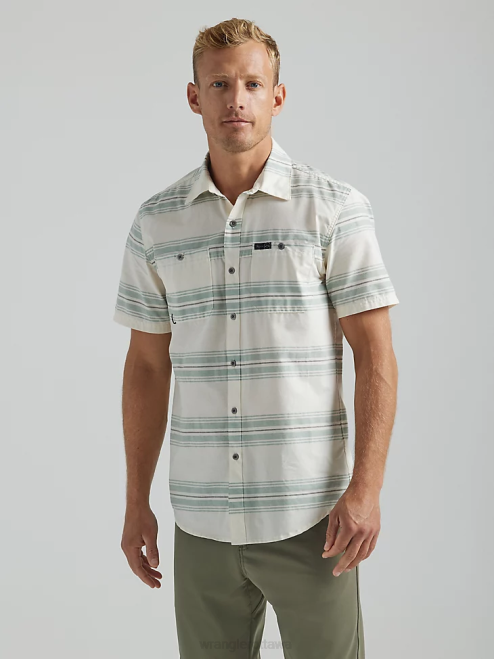 Wrangler Clothing Fountain Creek (112331278) Men ATG By Breeze Shirt 8V2H314