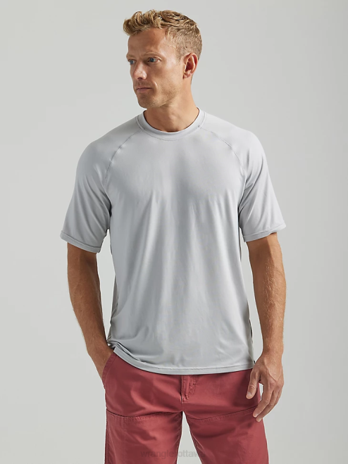 Wrangler Clothing Harbor Mist (112331282) Men ATG Performance Knit Shirt 8V2H641