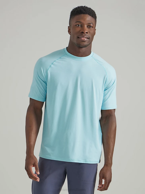 Wrangler Clothing Sky (112331266) Men ATG Performance Knit Shirt 8V2H291