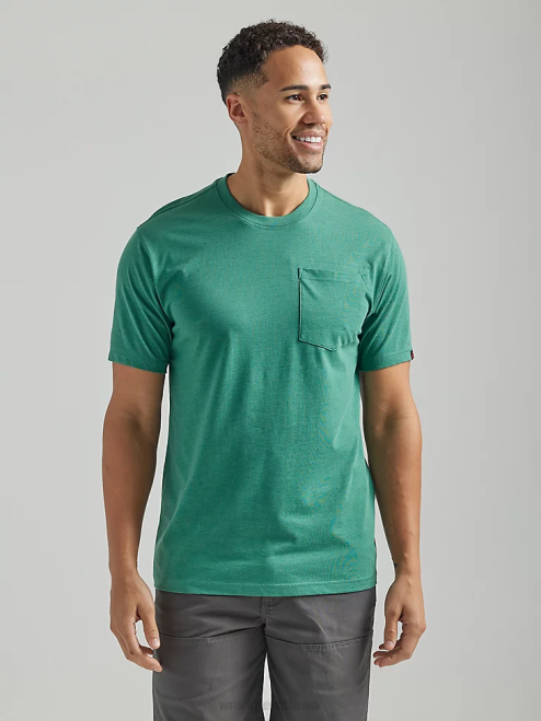 Wrangler Clothing Fir (112324983) Men RIGGS Workwear Short Sleeve 1 Pocket Performance T-Shirt 8V2H282