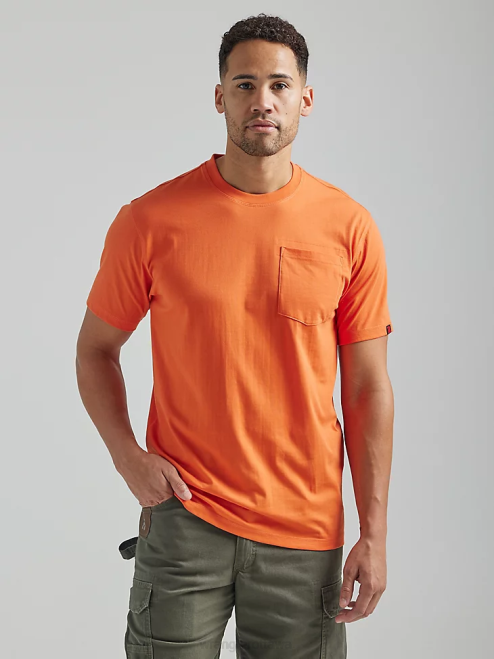Wrangler Clothing Koi (112324982) Men RIGGS Workwear Short Sleeve 1 Pocket Performance T-Shirt 8V2H283