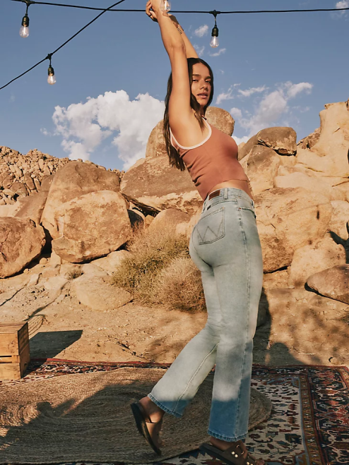 Wrangler Clothing Light Wash (112327629) Women High Rise Bold Boot Jean 8V2H731