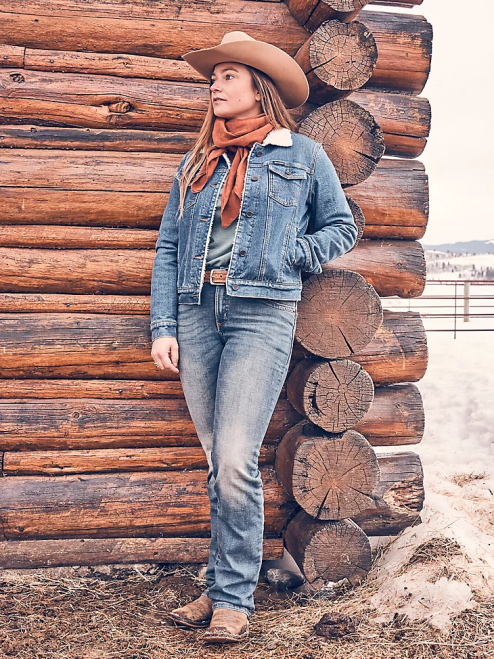 Wrangler Clothing Rebecca (WRW60RA) Women Ultimate Riding Jean Willow 8V2H786