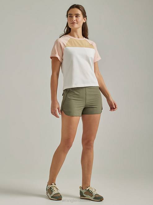 Wrangler Clothing Dusty Olive (112333785) Women ATG Angler Wingsail Short 8V2H845
